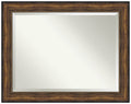 Amanti Art Bronze Wall Mirror 38x48 Ballroom Bronze Rectangle Bathroom Mirror for Wall Decor Living Room, X-Large Traditional Frame, Hangs Horizonally and Vertically, Bathroom Decor, Beveled Edge