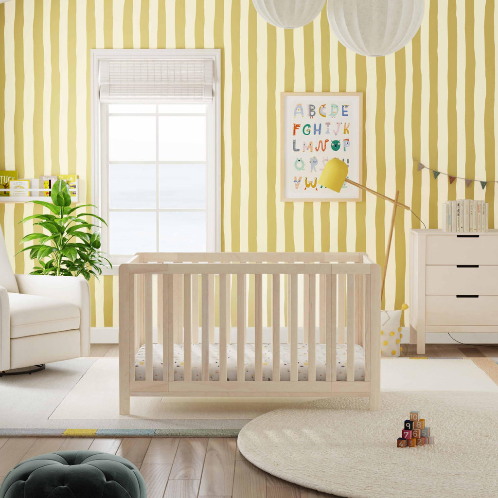 Carter's by Davinci Colby Grow 6-in-1 Convertible Crib - Portable Bassinet to Full-Size Baby Crib w/Removable Wheels, Toddler Bed, Junior, Full-Size Bed - GREENGUARD Gold Certified - Easy to Assemble