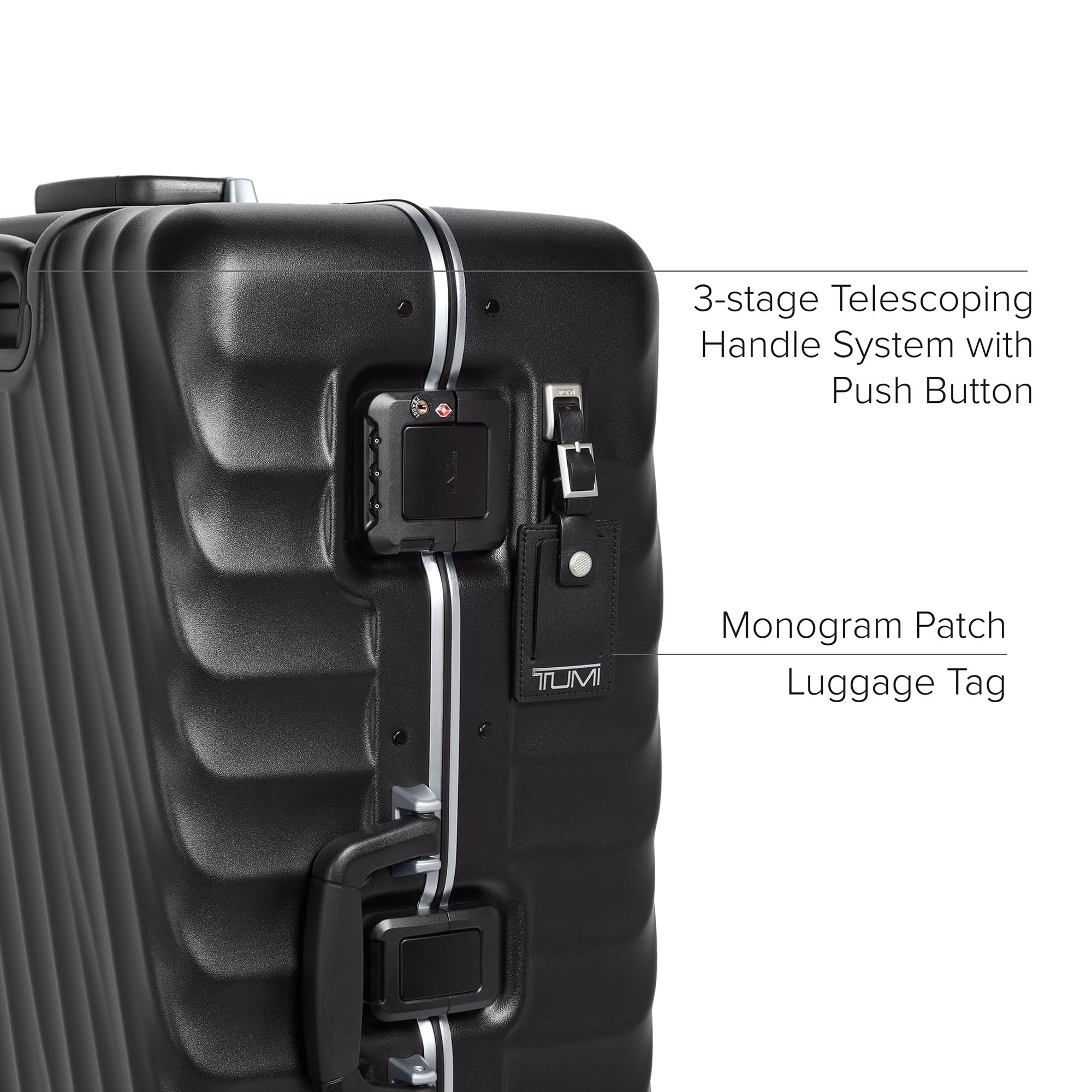 TUMI 19 Degree Frame Extended Trip 4 Wheel Packing Case - Lightweight Suitcase - Hard Shell Luggage - 30.0" X 20.5" X 11.0" - Black Texture