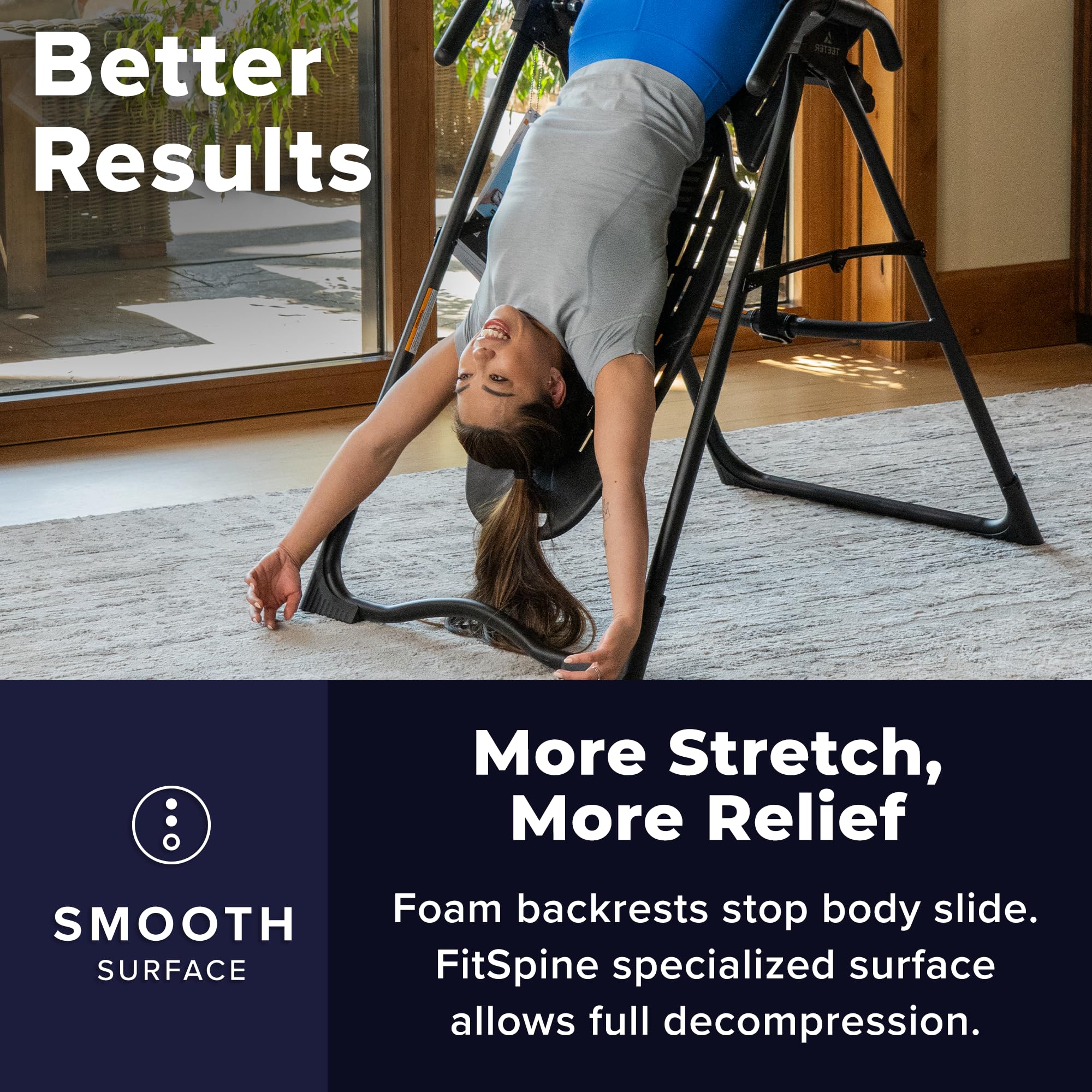 Teeter EP-560 Ltd. Inversion Table for Back Pain, FDA-Registered, UL Safety-Certified, 300 lb Capacity