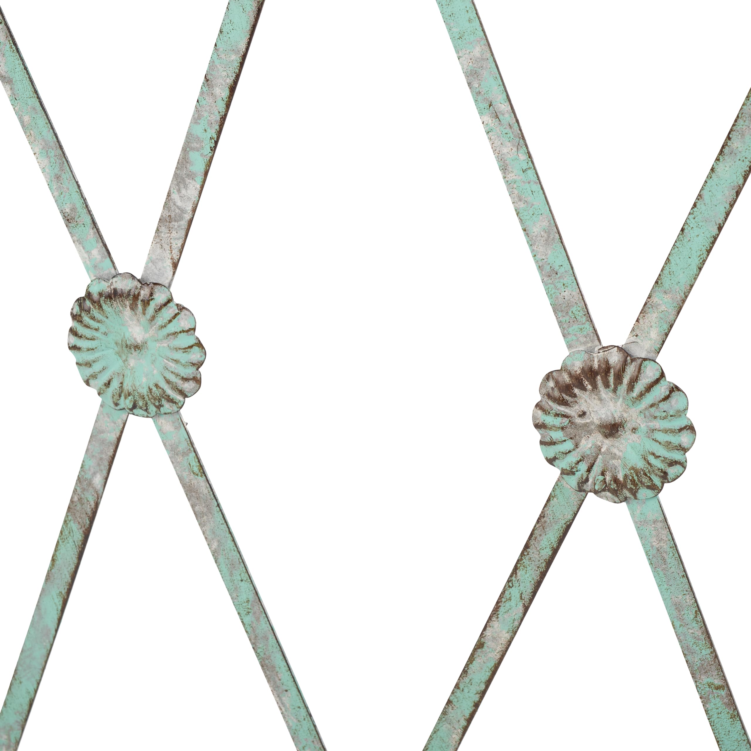 SAFAVIEH Outdoor Collection Atticus Antique Dark Green Wrought Iron Lattice Arch Garden Arbor