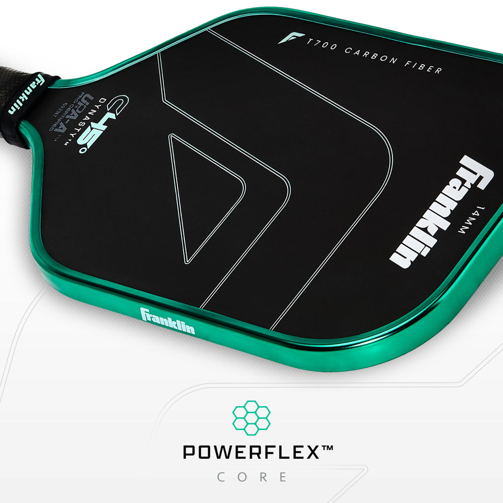 Franklin Sports PRO Pickleball Paddles – C45 Carbon Fiber Series - Official USAP + UPA Approved – Pro Player Design, Dynasty 14MM Mint
