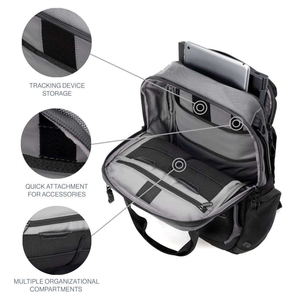 Travelpro Altitude Medium Expandable Travel Laptop Backpack 25-30L, 16 Inch Laptop, Water Resistant, Work, Business, Men and Women, Falcon Grey