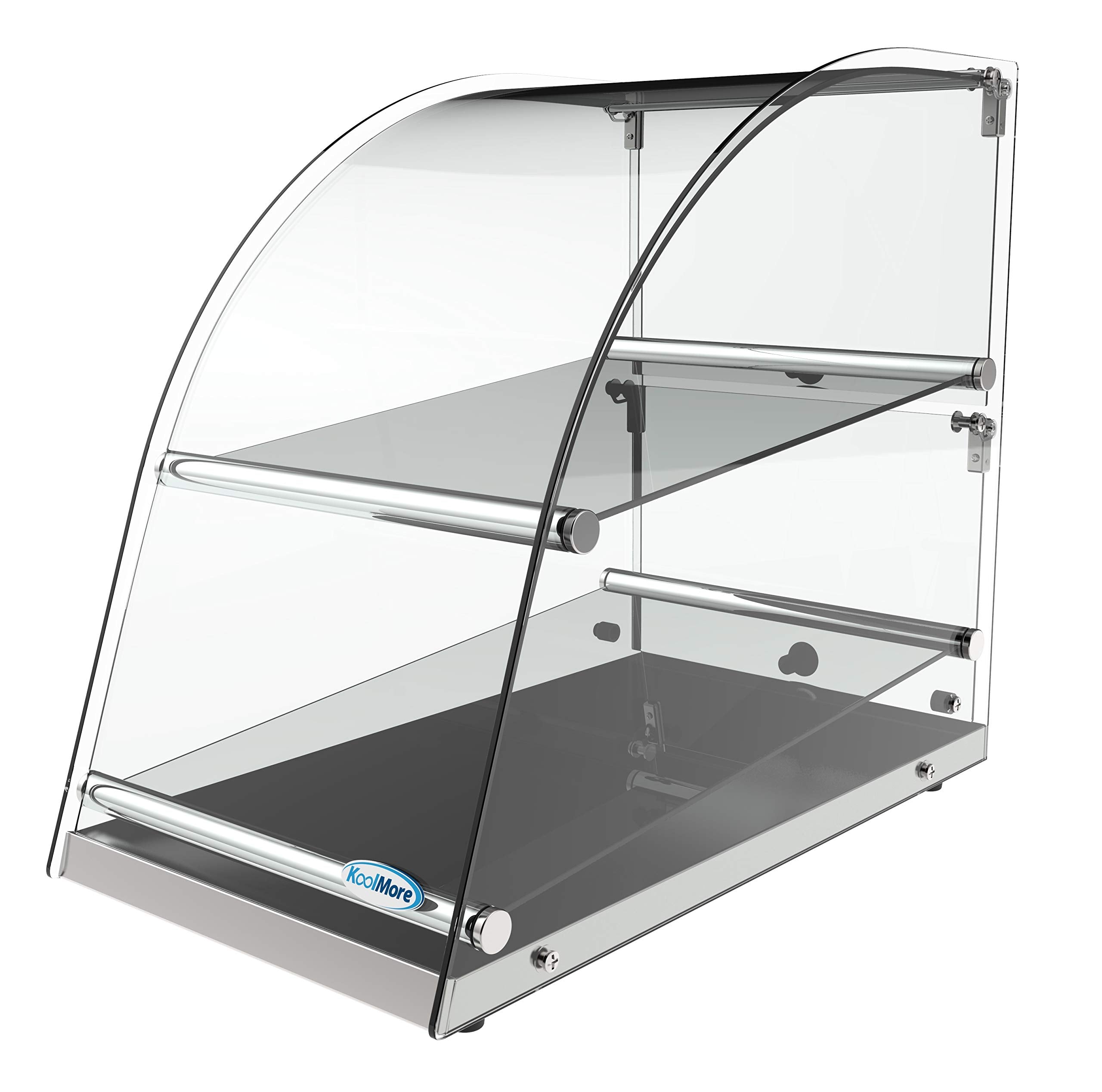 KoolMore DC-2CN Bakery Display Case, 2.4 Cu. Ft - 2 Shelves