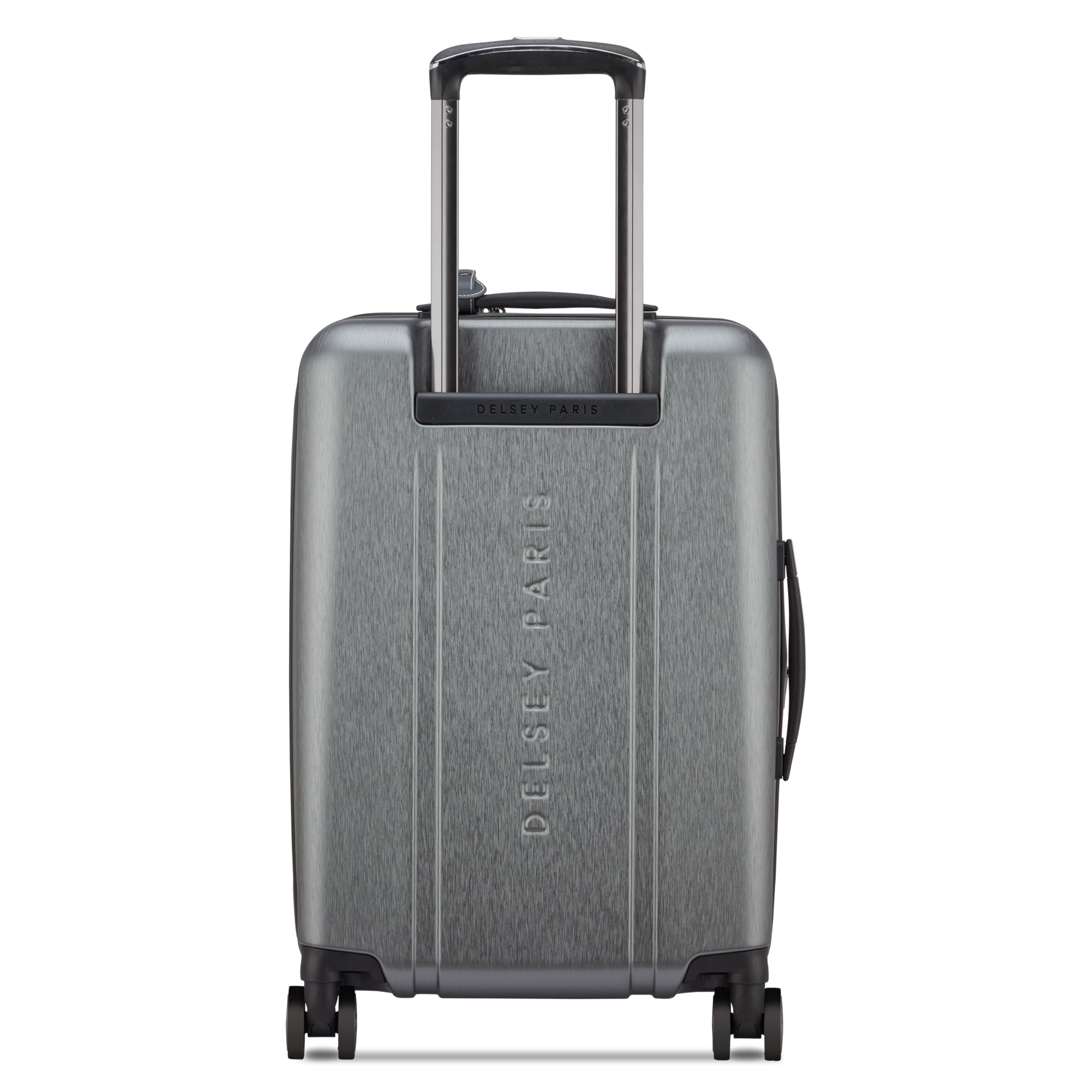 DELSEY PARIS Cadence Hardside Expandable Luggage with Spinner Wheels, Silver, Carry On 20 Inch