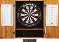 Viper Metropolitan Solid Wood Cabinet & Sisal/Bristle Dartboard Play-Ready Bundle