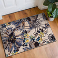 Rugshop Gray Large Floral Non-Slip Area Rug Fade Resistant for Living Room, Dining Room and Large Spaces, 10' x 14'