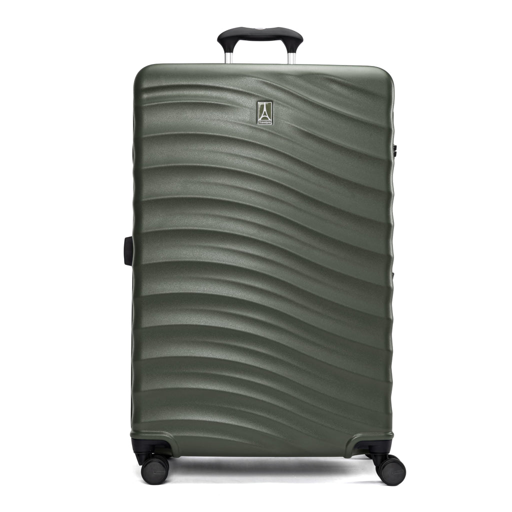 Travelpro Maxlite Air V2 Hardside Expandable Checked Luggage, 8 Spinner Wheels, Lightweight Hard Shell Suitcase, TSA lock, Slate Green, Checked Large 28-Inch