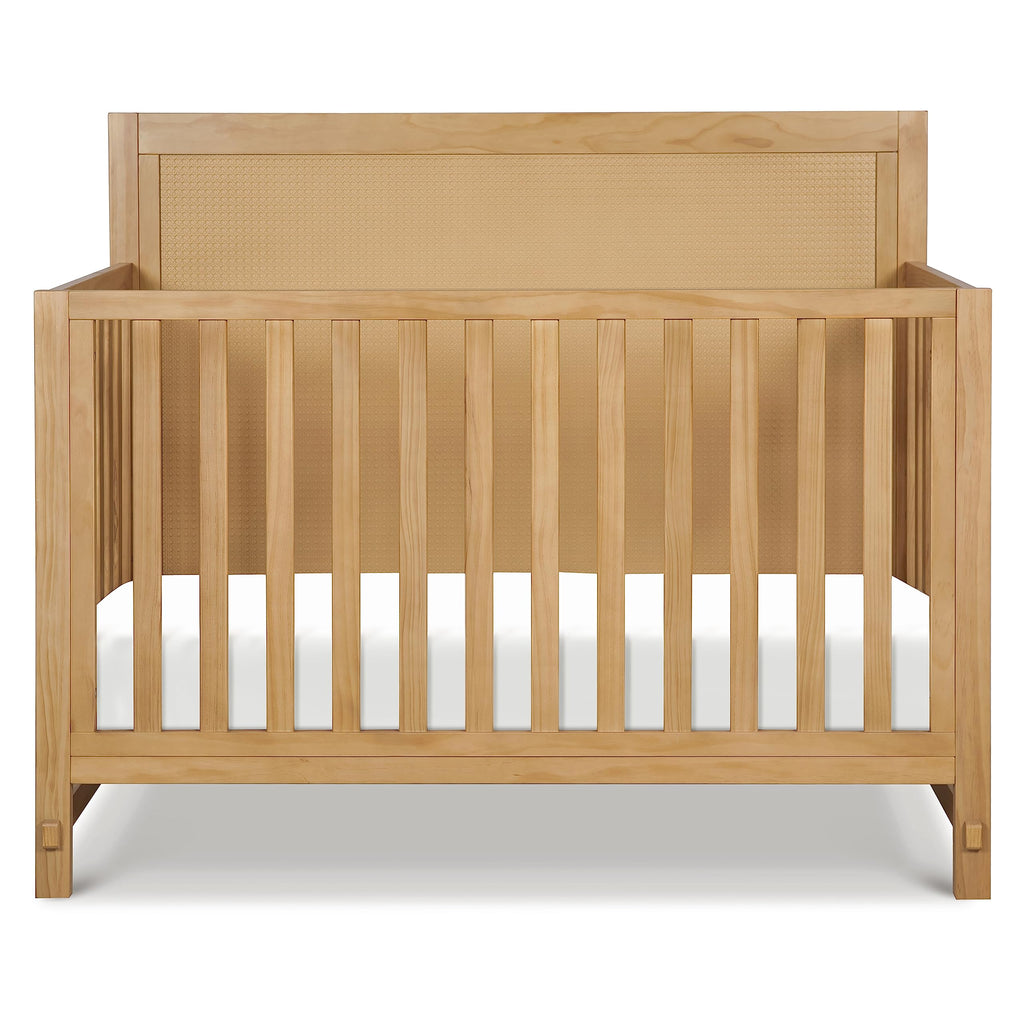 Davinci Margot 4-in-1 Convertible Crib in Honey GREENGUARD Gold Certified