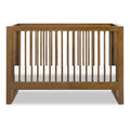 Namesake Nantucket 3-in-1 Convertible Crib with Toddler Bed Conversion Kit in Natural Walnut, Greenguard Gold Certified