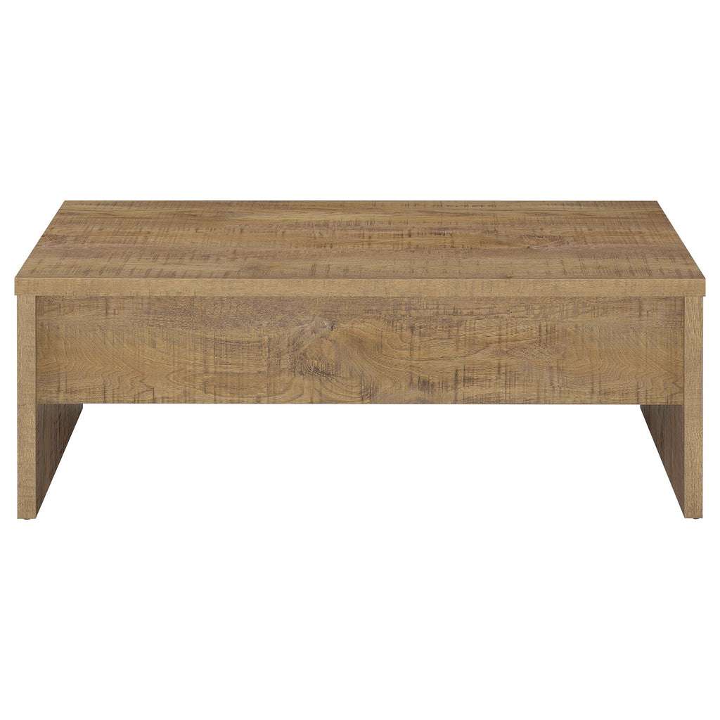 Coaster Home Furnishings - Canoga - Wood - Lift-Top Coffee Table with Hidden Storage, Pop-Up Design and Three Compartments - Living Room - Mango - 706358