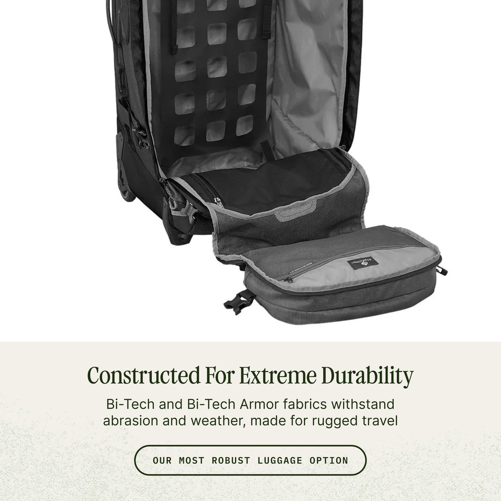 Eagle Creek Expanse ORV 2-Wheel 36" Trunk Wheeled Duffel Bag for Travel & Adventure Durable, Weather-Resistant Fabric Heavy-Duty Handles Wet & Dry Compartment Black