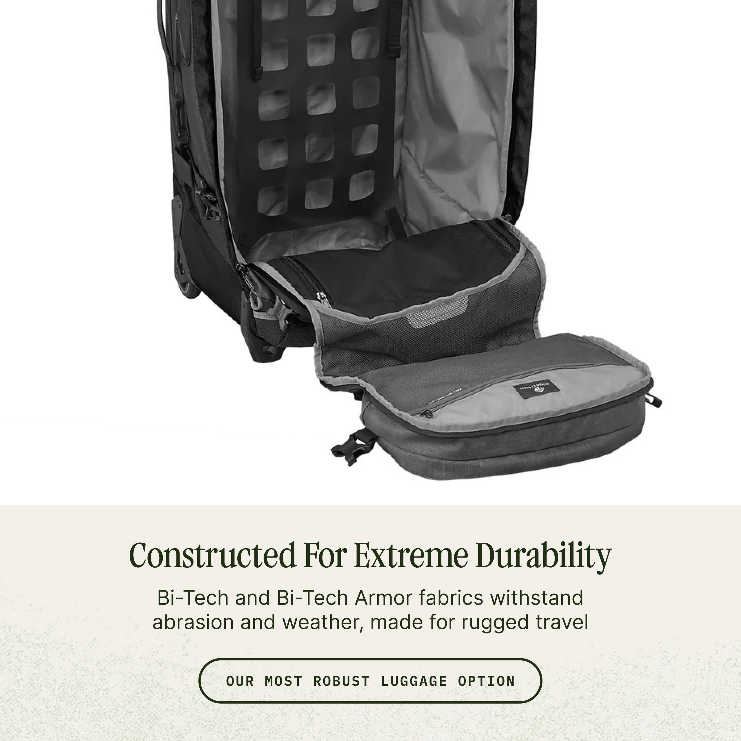 Eagle Creek Expanse ORV 2-Wheel 36" Trunk Wheeled Duffel Bag for Travel & Adventure Durable, Weather-Resistant Fabric Heavy-Duty Handles Wet & Dry Compartment Black