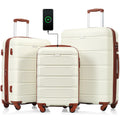 EastVita Lightweight, Beige, Carry-On 20/24/28Inch