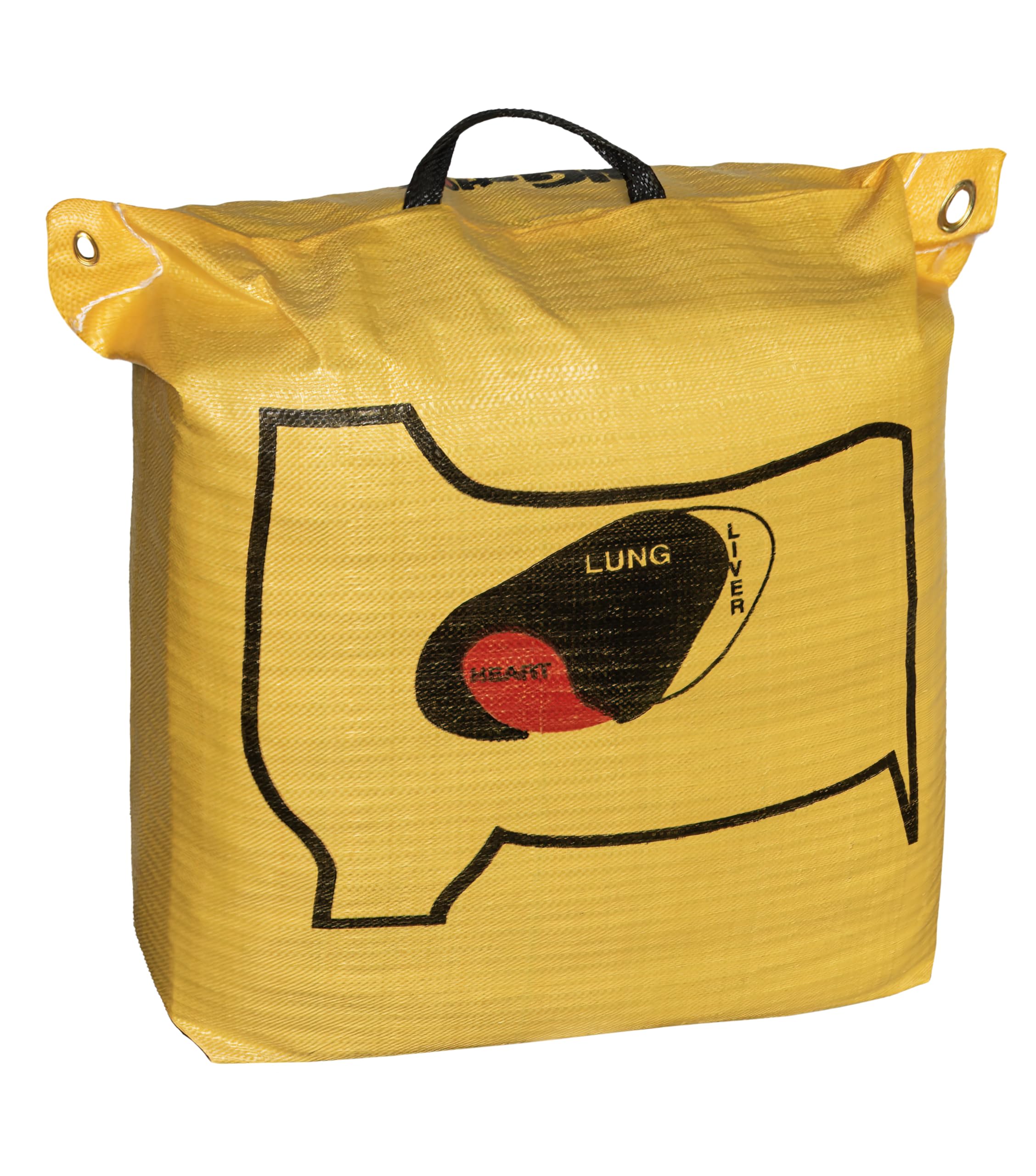BIGSHOT Archery Ballistic 450 K Bag Target, 24 x 24 x 12/50 lb, Yellow