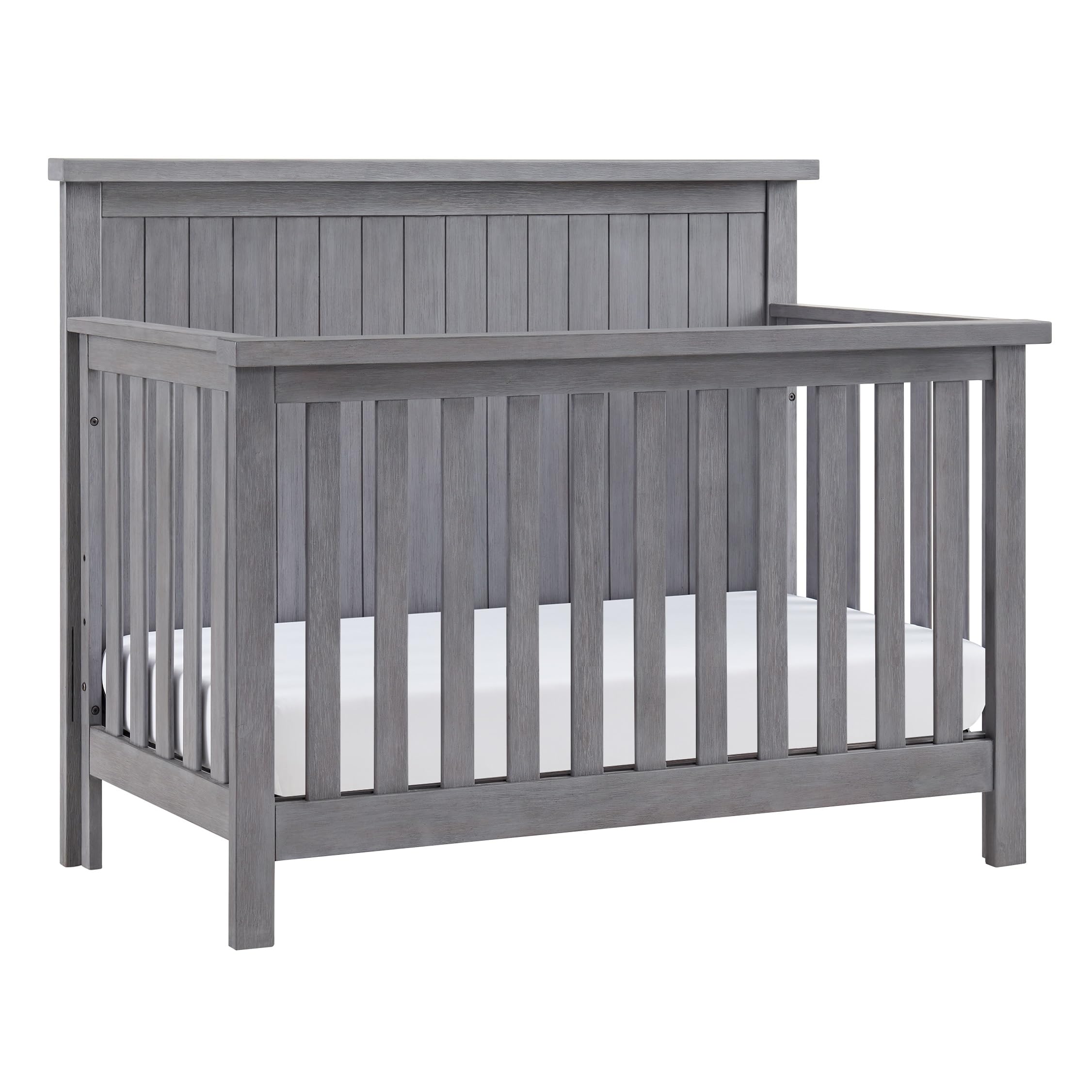 Soho Baby Everlee 4-in-1 Convertible Crib, Graystone