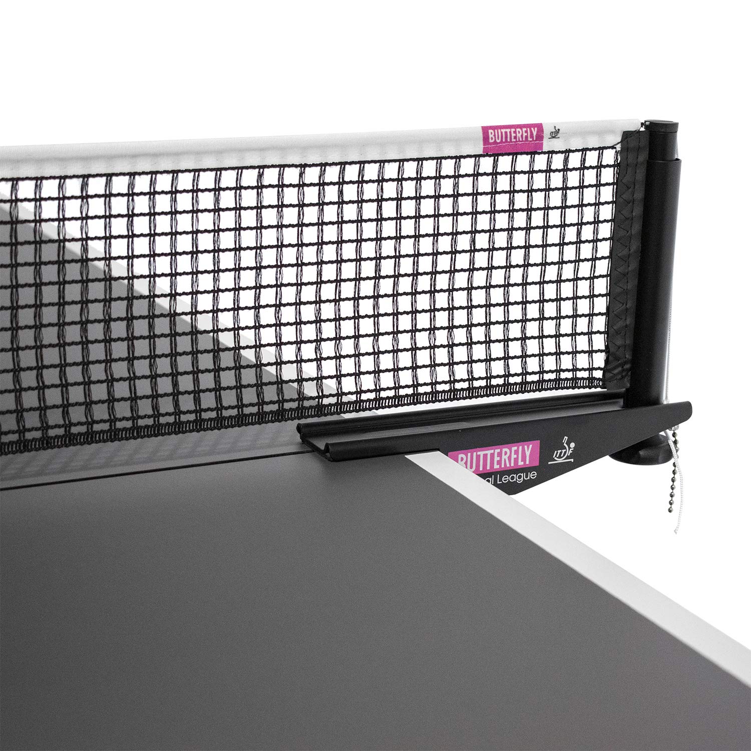 Butterfly Timo Boll Space Saver 22 Special Edition Ping Pong Table | Indoor Rollaway Game Table | ITTF Approved Table Tennis Table | Tournament, Club, Home | Pro Net Included | Compact Storage | Gray