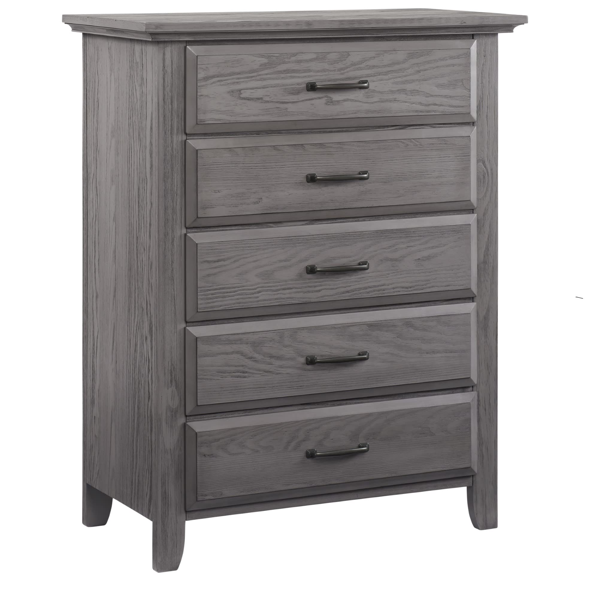 Soho Baby Chandler Premium 5-Drawer Dresser Chest, Graphite Gray