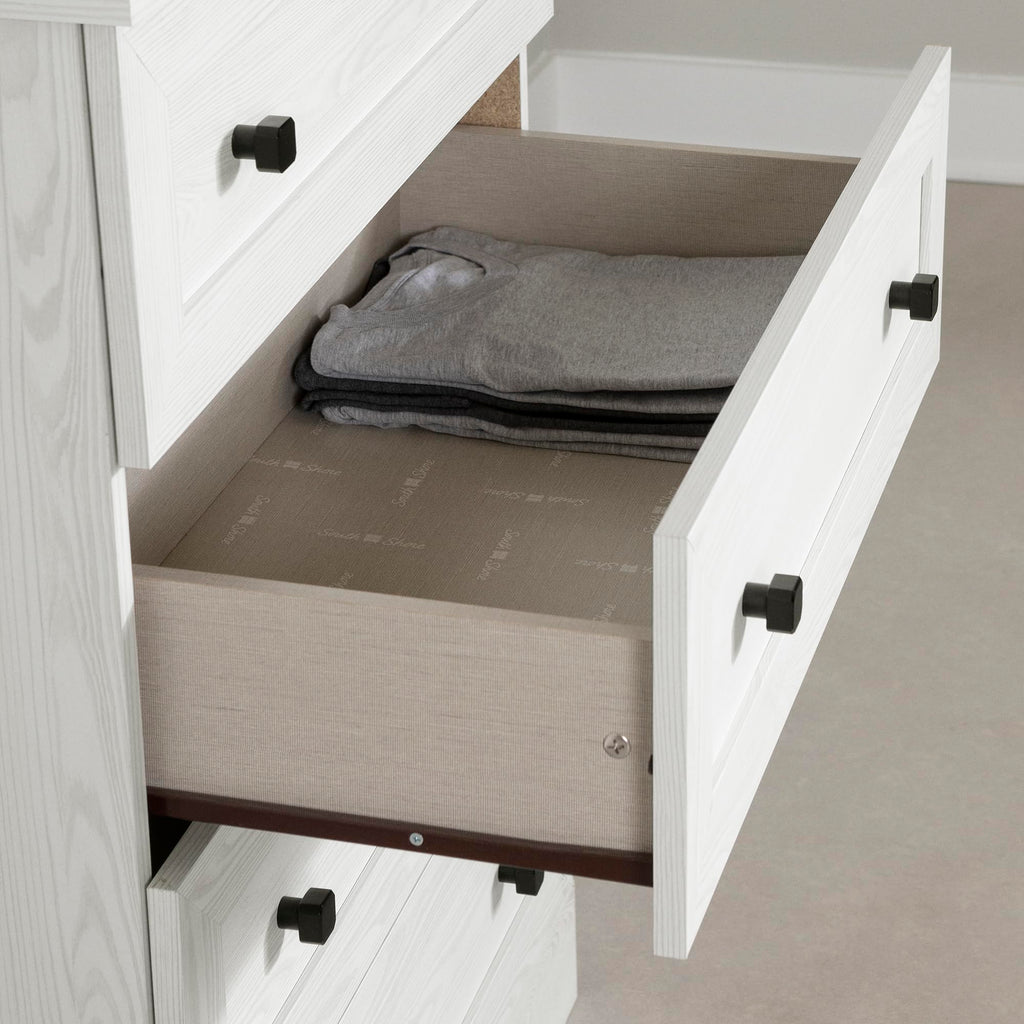 South Shore Hazen 4-Drawer Chest White Pine