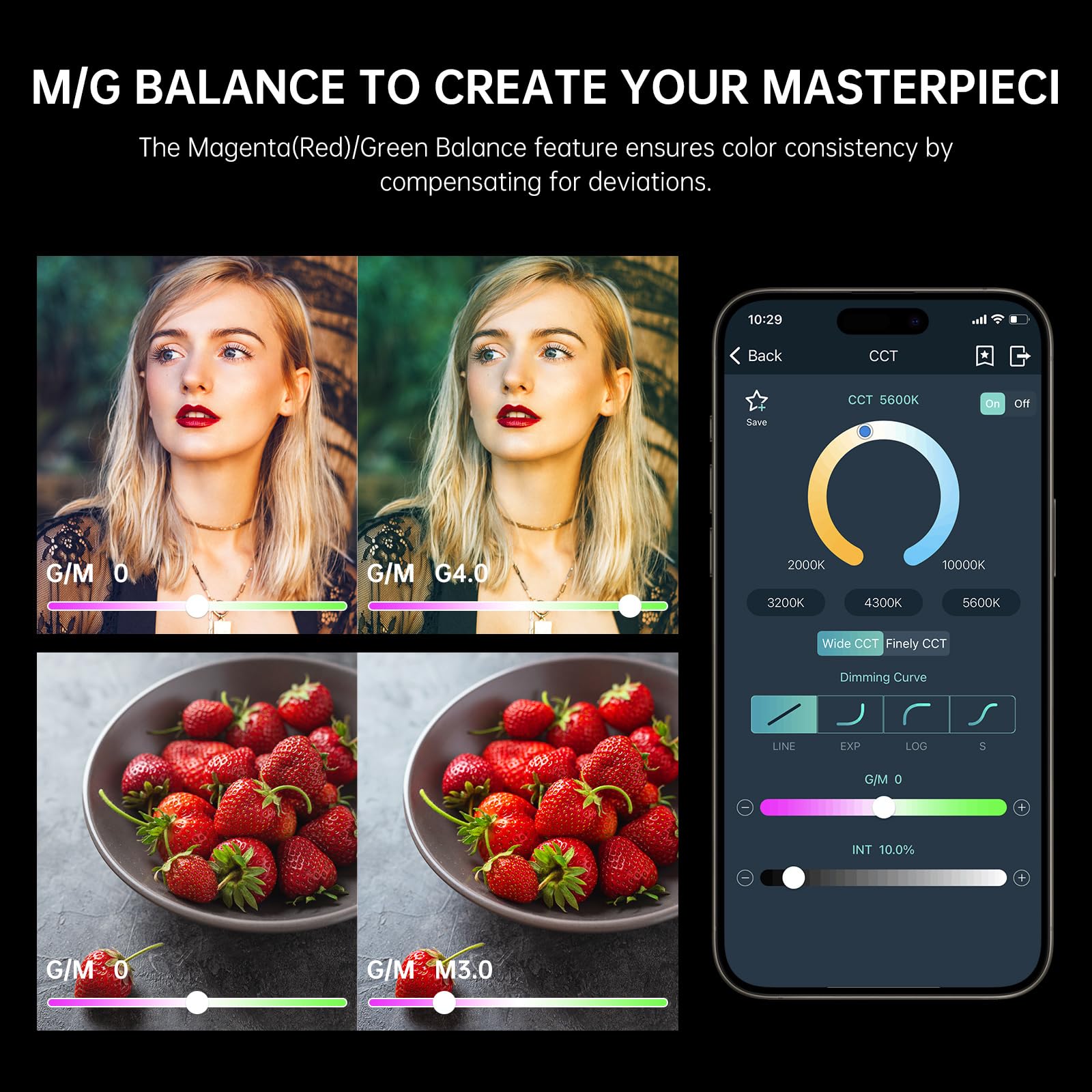 GVM RGB 300W Video Light Kit with Parabolic Softbox and Stand, Photography Lighting for Camera Studio Recording with Bowen Mount, COB Film Light with APP&DMX, Aluminum Alloy, 2000-10000K, CRI 97+