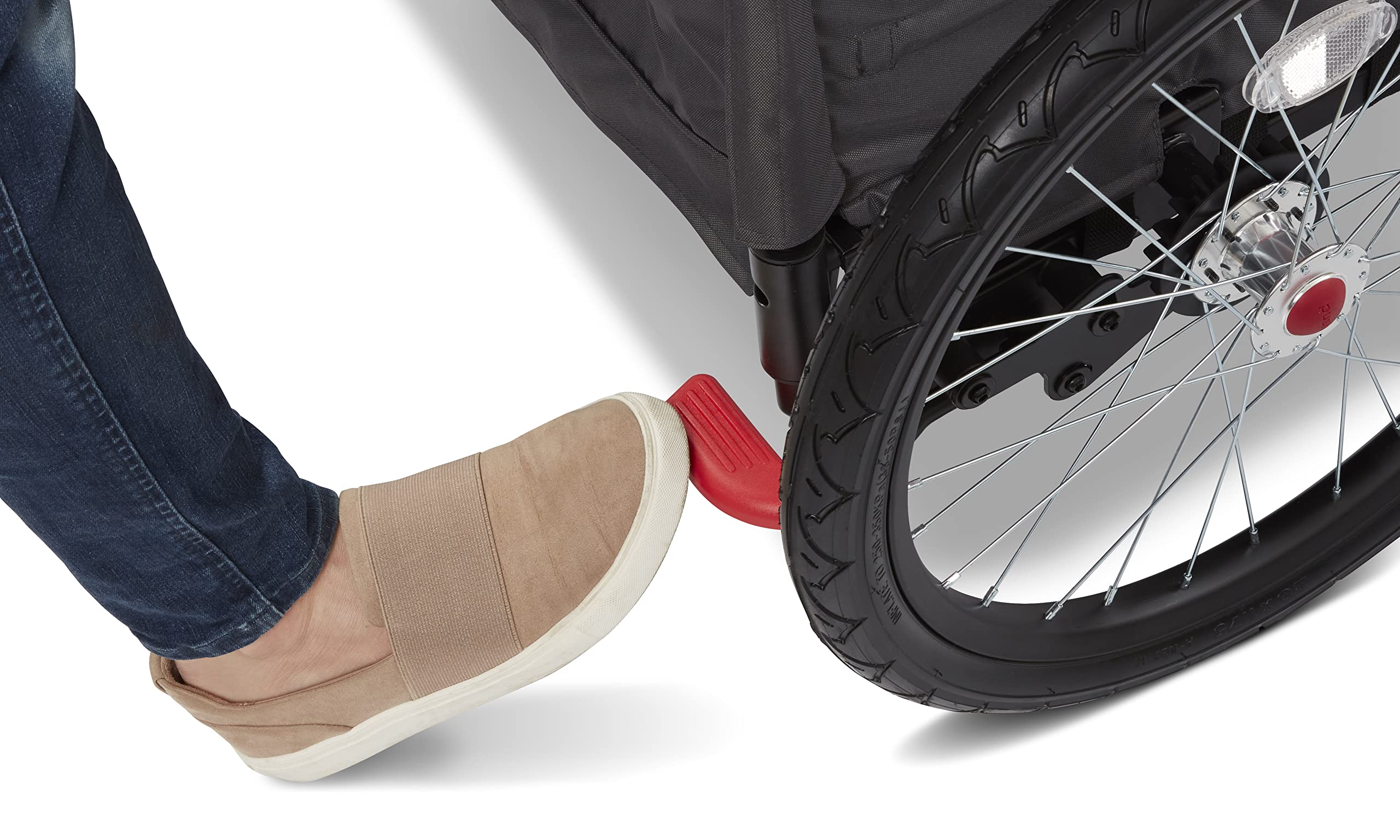 Flyer(TM) Duoflex 2 in 1 Bike Trailer and Double Stroller for Toddlers, 1+ Years