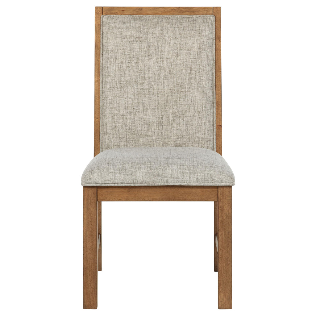 Coaster Home Furnishings Bruner Upholstered Dining Side Chair Brown 109102 (Set of 2)