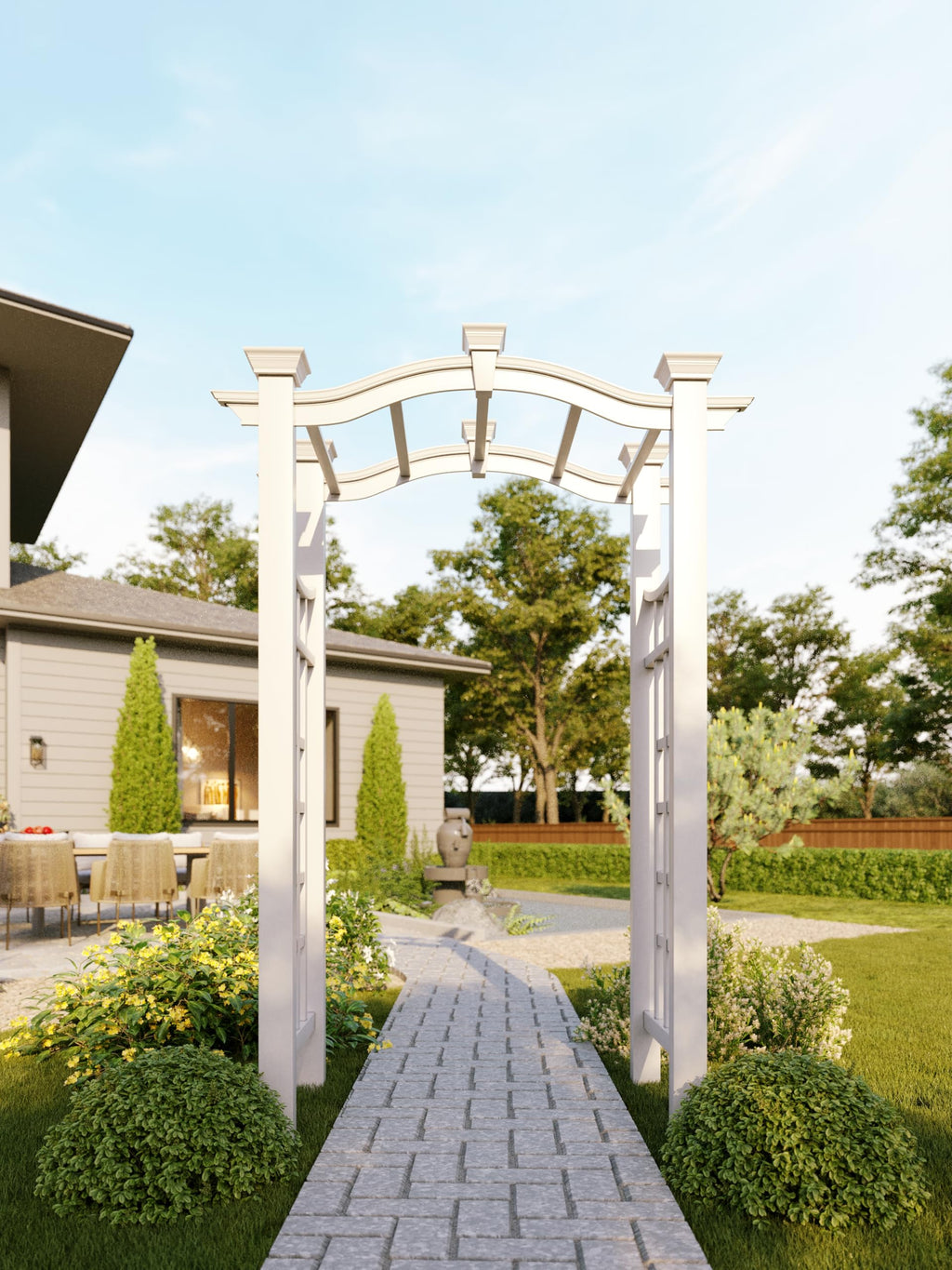 Vita Florence 49"W x 94"H Vinyl Arbor
