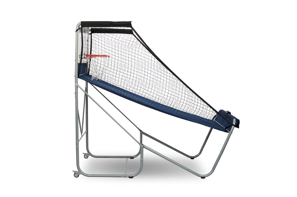 Pop-A-Shot - Home Dual Shot with Oklahoma City Thunder NBA Graphics l Sensor Scoring l 16 Game Modes l 7 Balls l Foldable Storage l for All NBA Fans