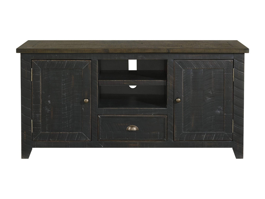 Martin Svensson Home Monterey TV Stand, Black with Brown Top