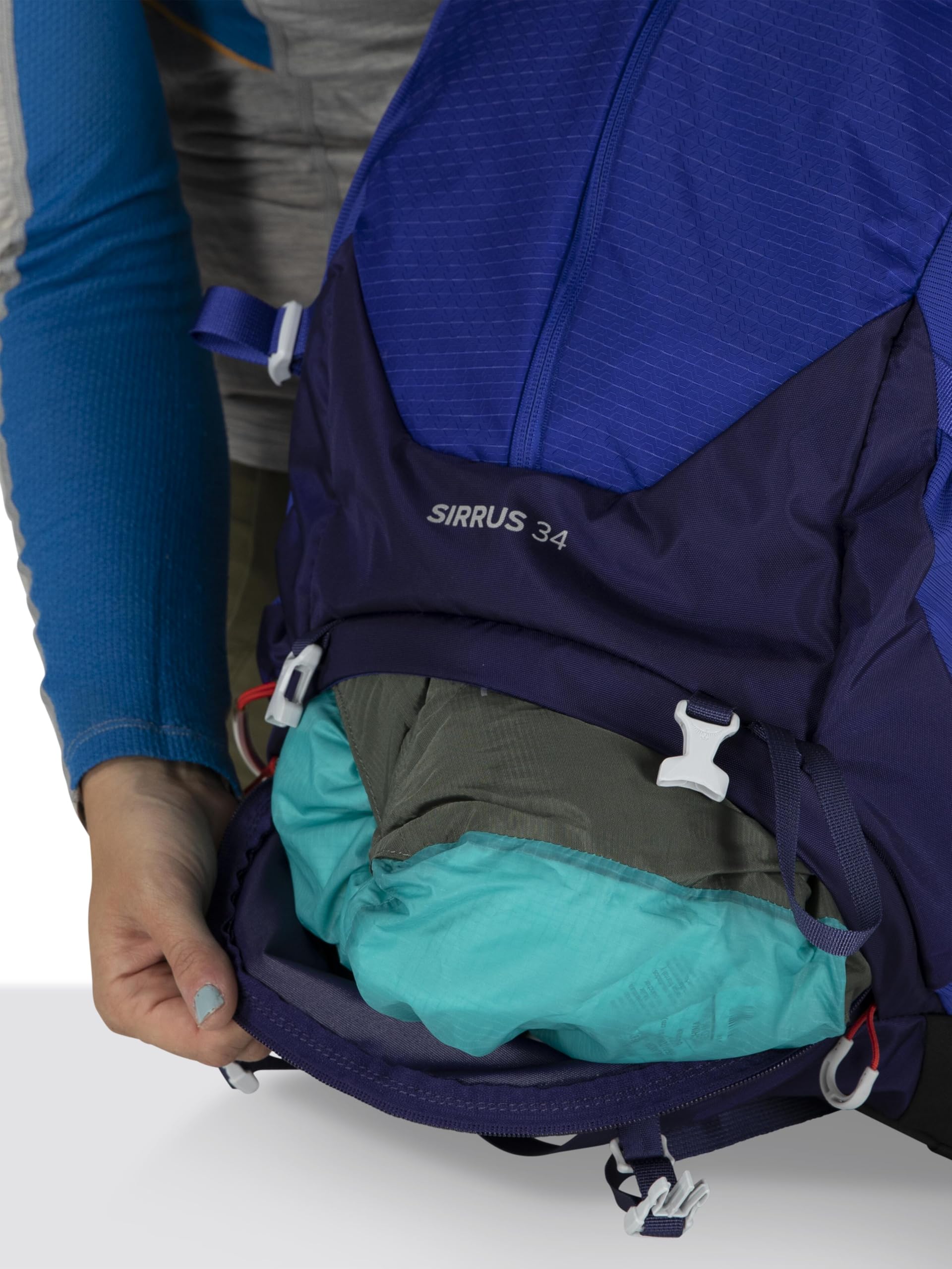 Osprey Sirrus 34L Women's Hiking Backpack, Tunnel Vision Grey