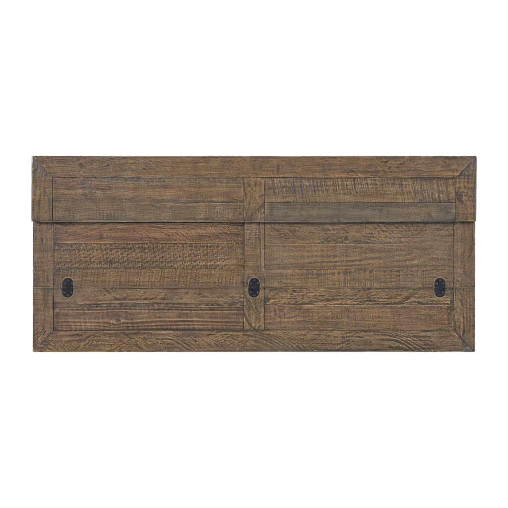 Martin Svensson Home Napa Sofa Console Table, Modular Flip Top Dining or Accent, Solid Natural Wood
