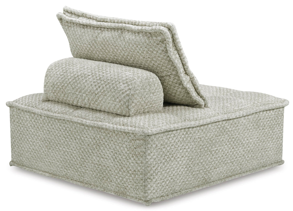 Signature Design by Ashley Bales Casual L-Shaped Modular Tufted 3-Piece Modular Seating with Non-Slip Decking, Beige
