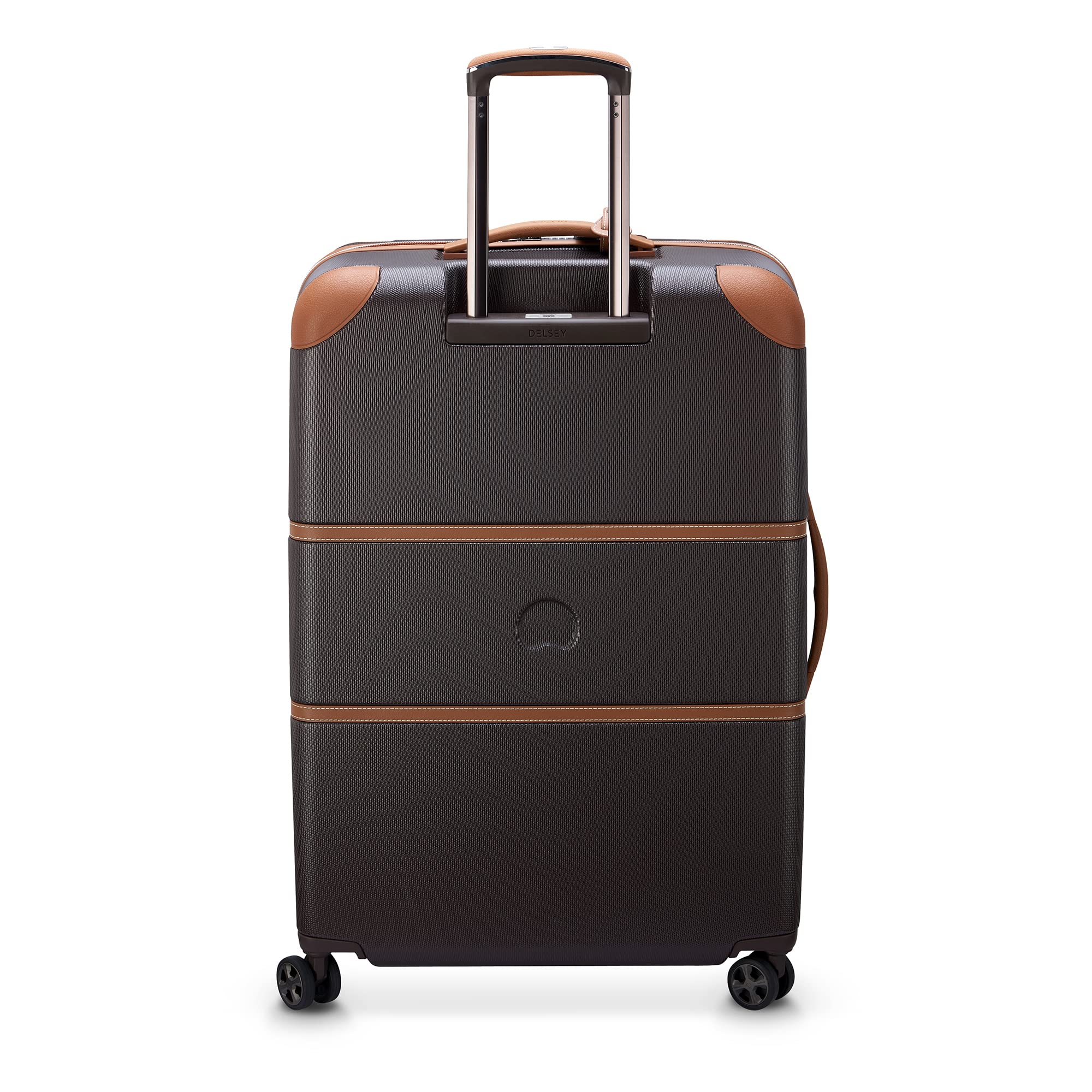 DELSEY PARIS Chatelet Air 2.0 - Hardside Checked Luggage 28 Inch Large - TSA Lock - 360° Spinner Wheels- Polycarbonate Travel Suitcase, Chocolate Brown