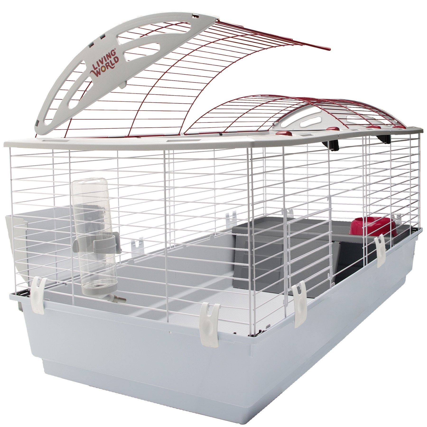 Living World - Deluxe Hybrid Habitat, X-Large - Rabbit, Guinea Pig, Chinchillas, and Small Animal Cage