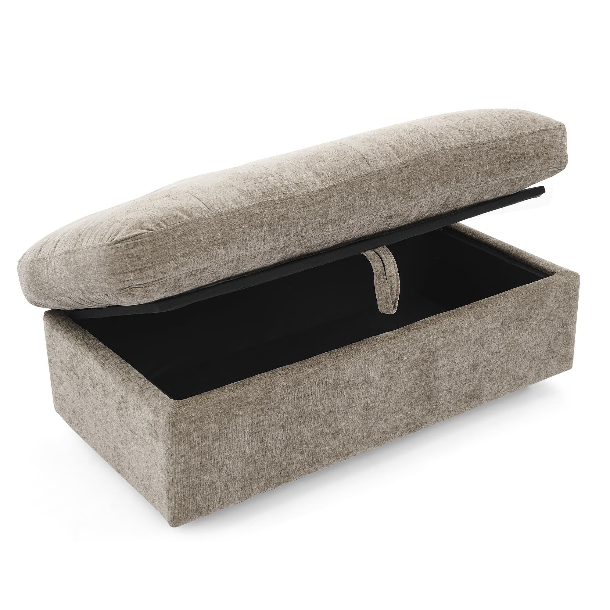 Eafurn 56" Convertible Loveseat Sofa Bed with Ottoman, Adjustable Loveseat Couch Sleeper Chair, Folding Futon Sofa with Phone Holder & Charging Port, Deep Seat Lounge Couch for Living Room
