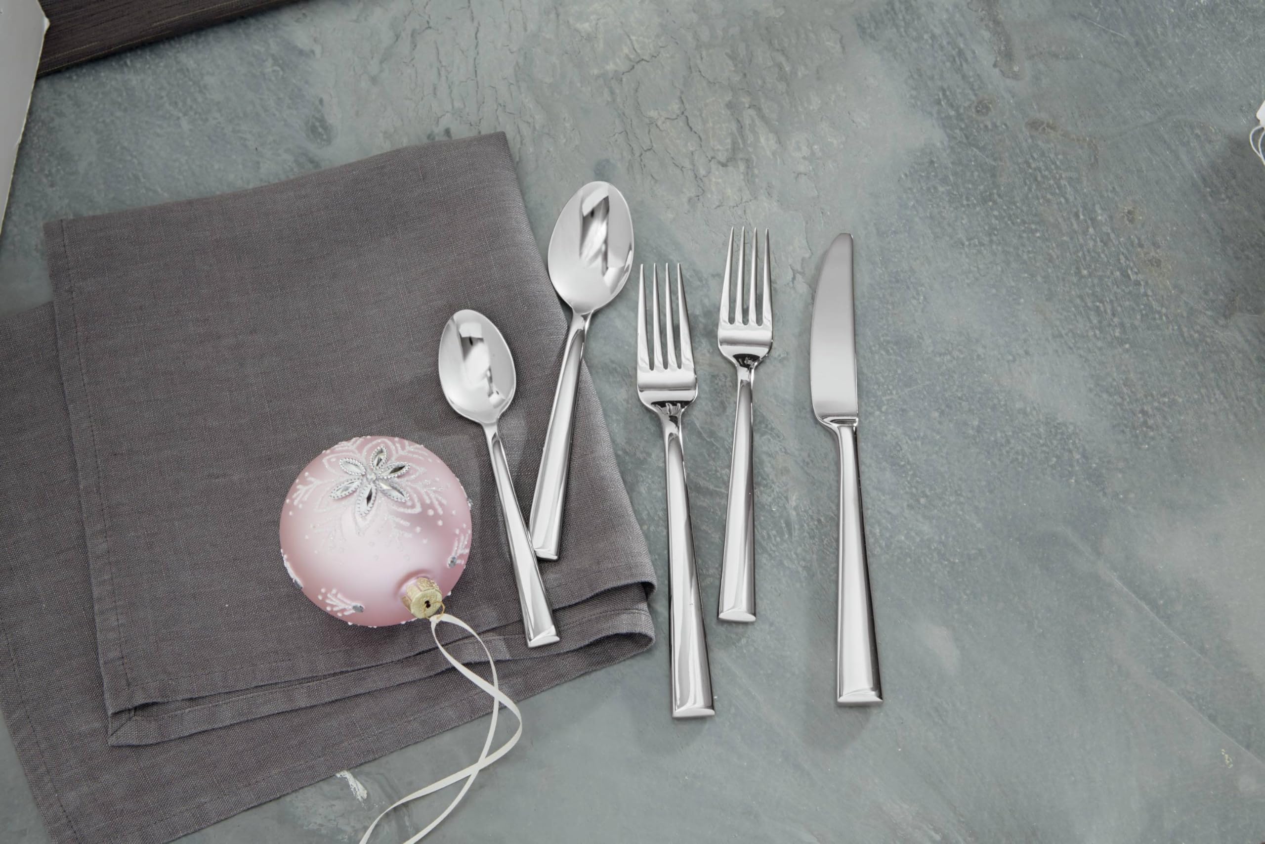 Lenox 828372 Continental Dining 20-Piece Flatware Set