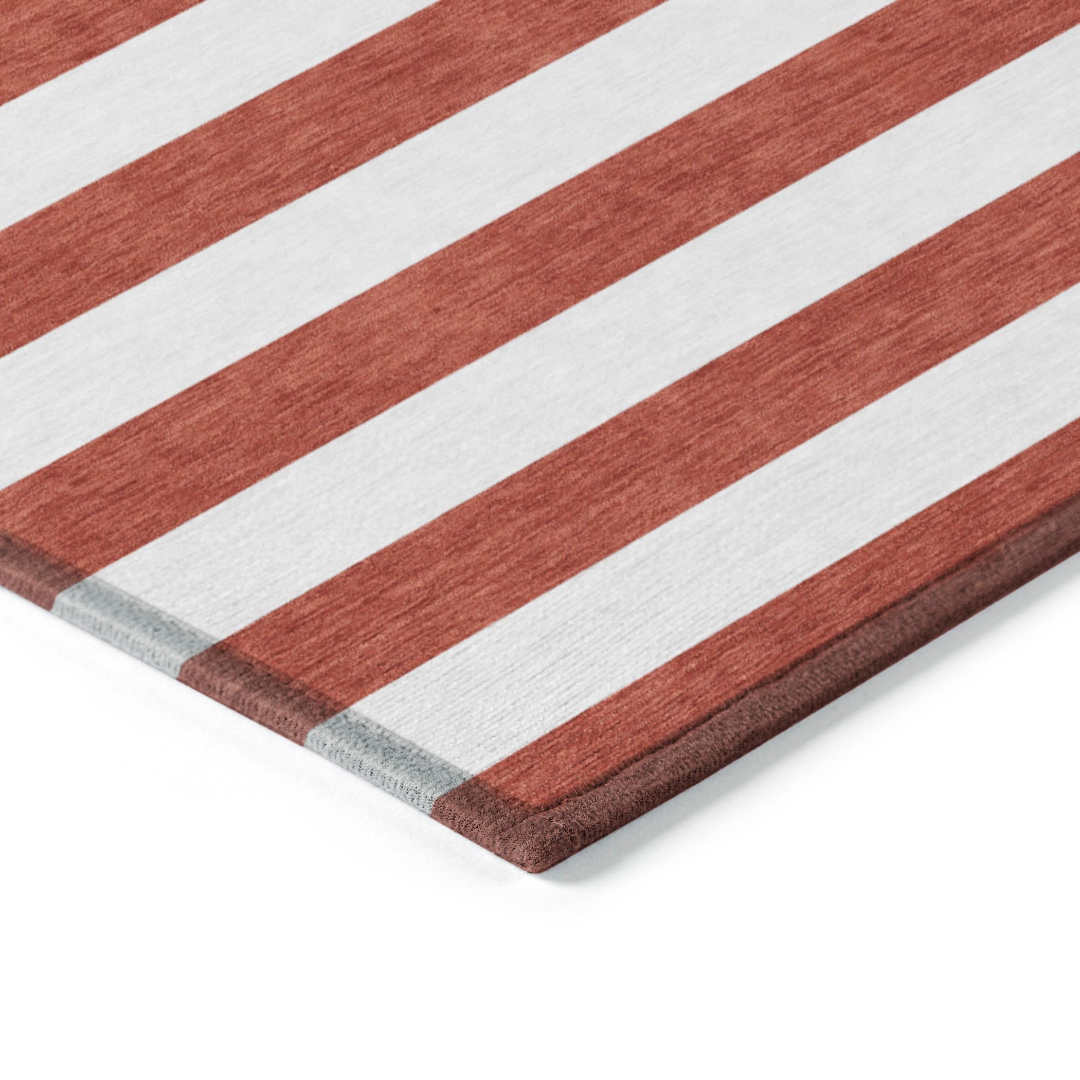 Addison Rugs Chantille ACN528 Red 9' x 12 Indoor Outdoor Area Rug, Stain Resistant, Machine Washable, Non Shedding, Bedroom, Living Room, Dining Room, Kitchen Rug