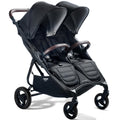 Valco Baby - Trend Duo Double - Side by Side Double Stroller for Newborn and Toddler - Easy Compact Fold, Multi-Position Recline, Large Canopy Infant Twin Stroller 2025 (Night Black)
