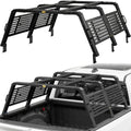 JOYTUTUS Full Size Truck Bed Rack Adjustable Overland Rack Compatible with F150 F250 F350 Silverado Sierra Ram Tundra Truck Rack for Kayak, Roof Top Tent