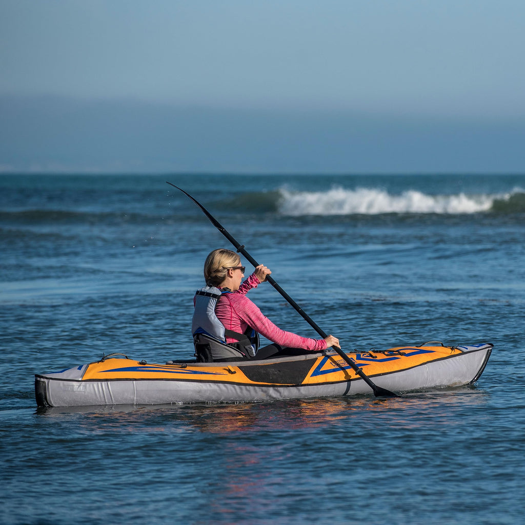 Advanced Elements - AdvancedFrame Sport Inflatable Kayak - Lightweight Day Touring Kayak with Bag and Pump - 10' 5" - 26 lbs - Orange