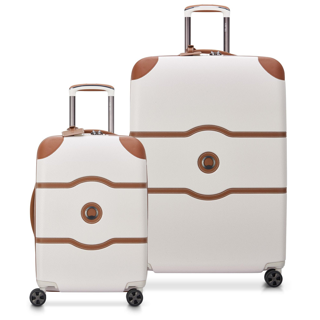 DELSEY PARIS Chatelet Air 2.0 Hardside Luggage with Spinner Wheels, Angora, 2 Piece Set, (20/28)
