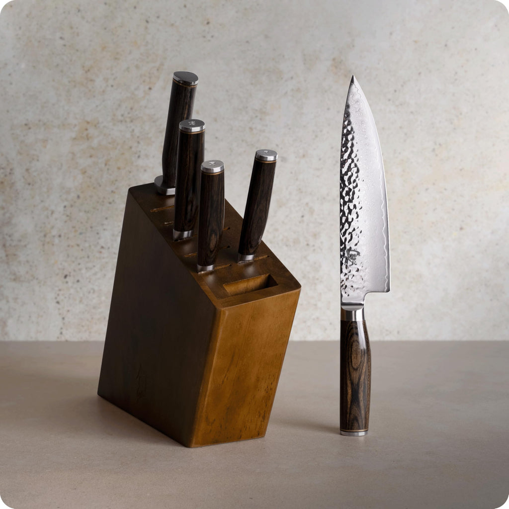 Shun Shiranami 6 Piece Knife Block Set