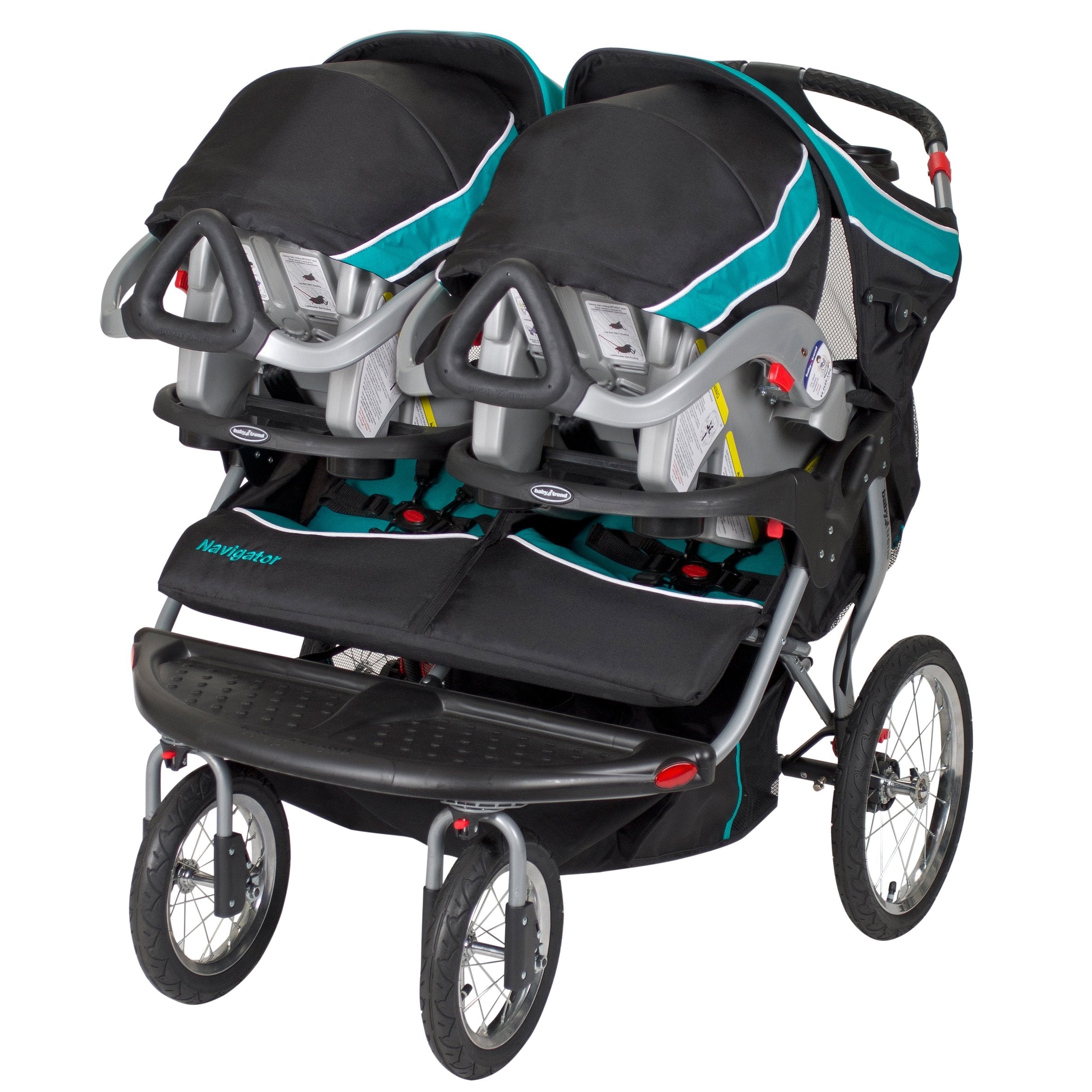 Baby Trend Navigator® Double Jogger, Tropic