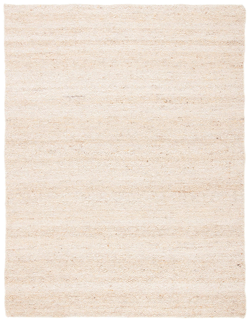 SAFAVIEH Area Rug 8x10 - Natura Collection - Large - Ivory, Handmade Wool, Ideal for Living Room, Bedroom, Dining Space (NAT263A)
