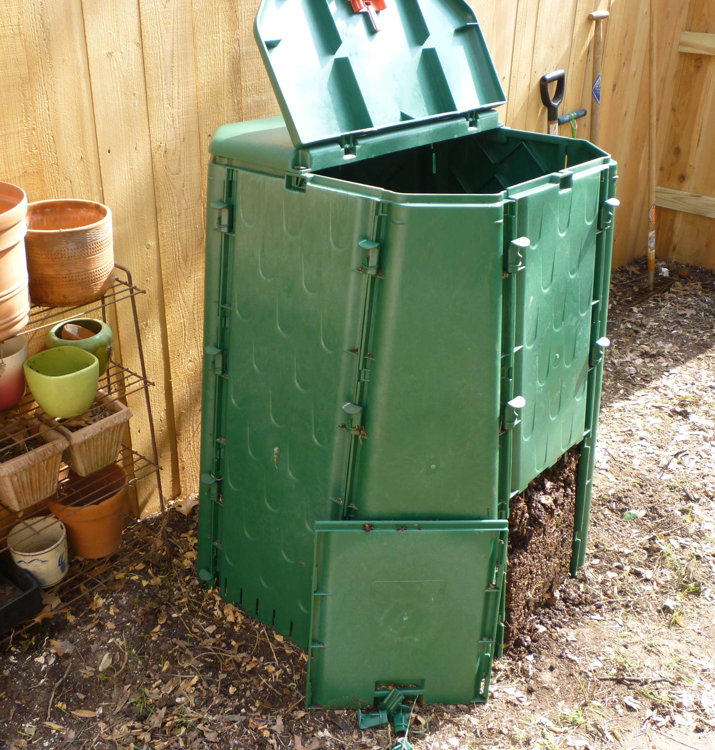 Exaco Trading Company AQ 187 AeroQuick Large Compost bin, 187 Gallon, Green