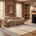 SAFAVIEH Area Rug 10x14 - Reflection Collection - Large - Cream & Ivory, Non-Shedding & Easy Cleaning, Ideal for Living Room, Bedroom (RFT665D)