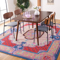 SAFAVIEH Area Rug 8x10 - Bellagio Collection - Large - Ivory & Pink, Handmade Wool, Medallion Design, Ideal for Living Room, Bedroom, Office, Dining Space (BLG535A)