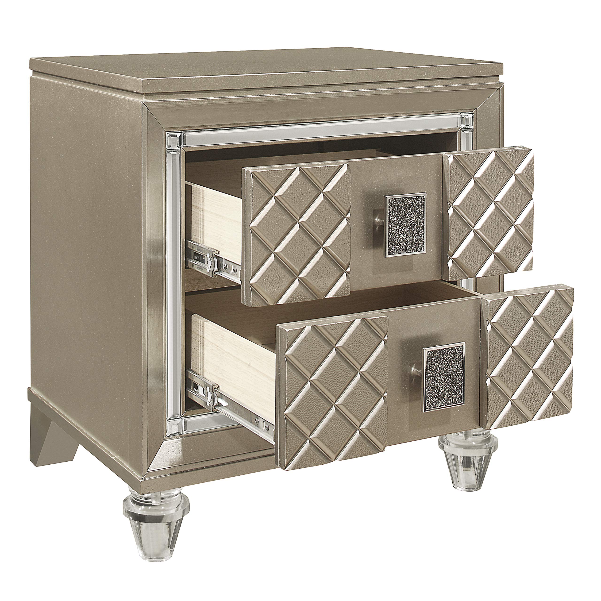 Lexicon Bijou Nightstand, Champagne