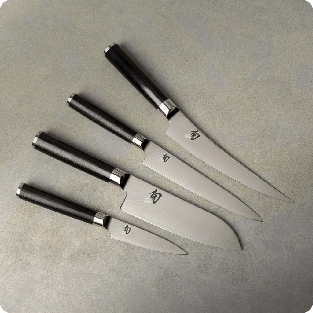 Shun Classic 9 Pc Chef's Choice Knife Block Set