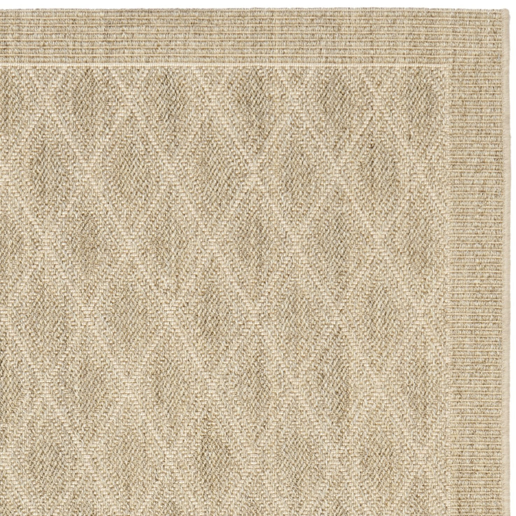 SAFAVIEH Palm Beach Collection Area Rug - 8' x 10', Sand, Sisal & Jute Design, Ideal for High Traffic Areas in Living Room, Bedroom (PAB351A)